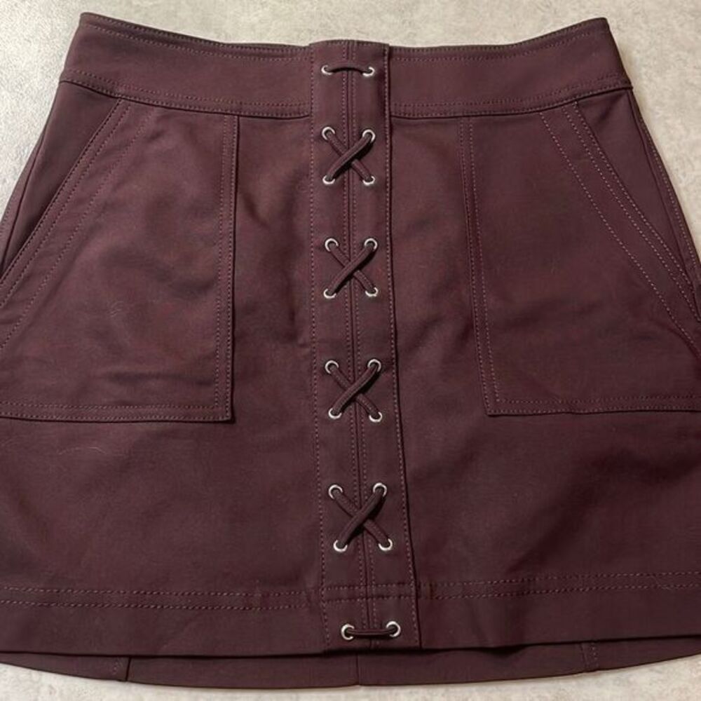 Express Womens Brown Mini Skirt Sz 2